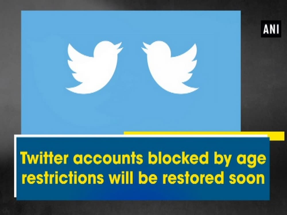 Twitter accounts blocked by age restrictions will be restored soon