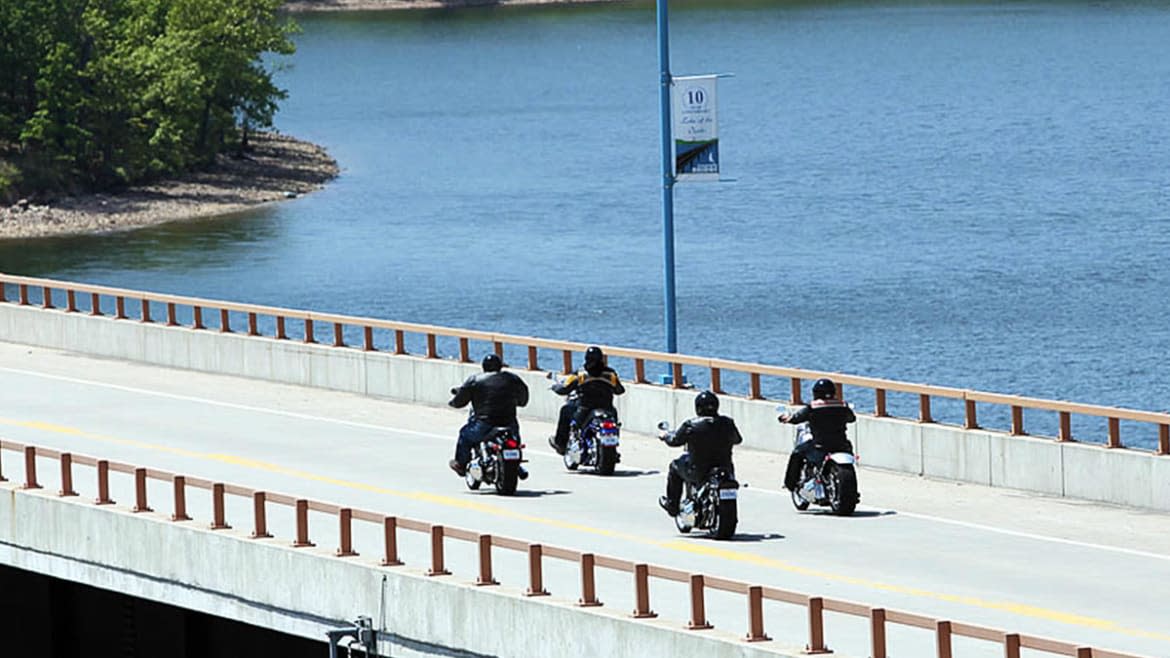 Tens of Thousands of Motorcyclists Pack Lake of the Ozarks for Bike