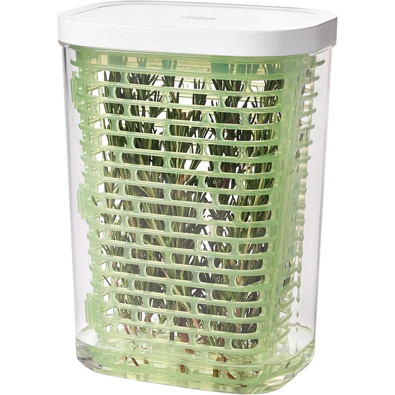 Cole & Mason Fresh Herb Keeper & Storage Container, Clear Acrylic