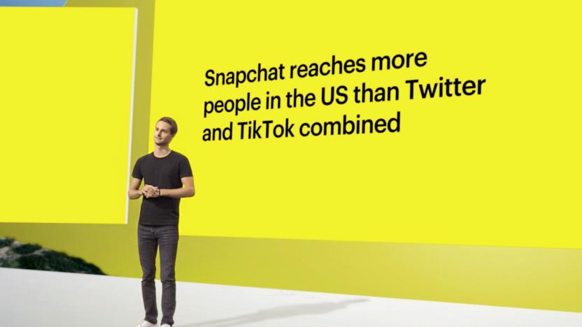 LOS ANGELES, CA - JUNE 11: In this screengrab, Evan Spiegel, CEO of Snap, Inc., takes the stage at the virtual Snap Partner Summit 2020. (Photo by Getty Images/Getty Images for Snap, Inc.)