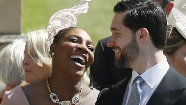 Serena Williams was reportedly money on the beer pong table at the royal wedding reception