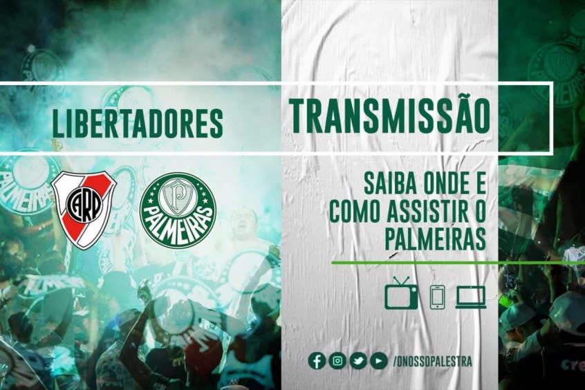 River Plate x Palmeiras: saiba onde assistir