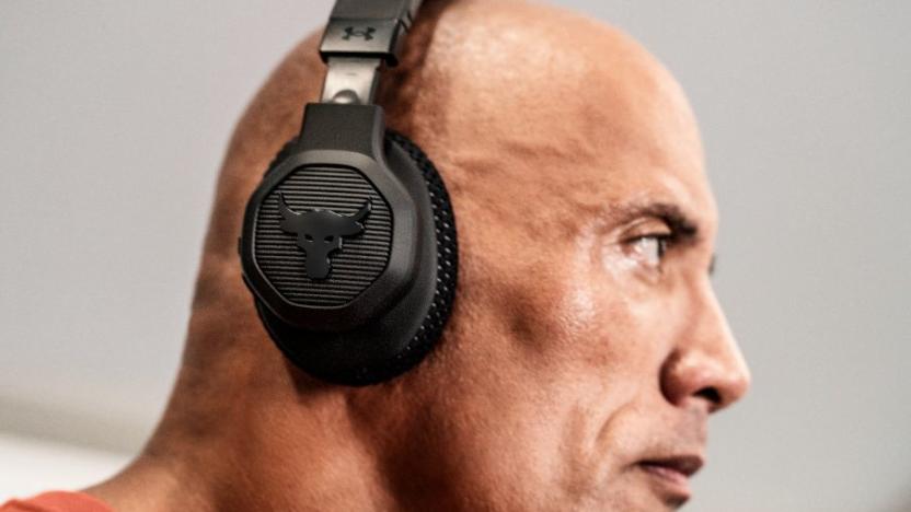 UA Project Rock Over-Ear Training headphones