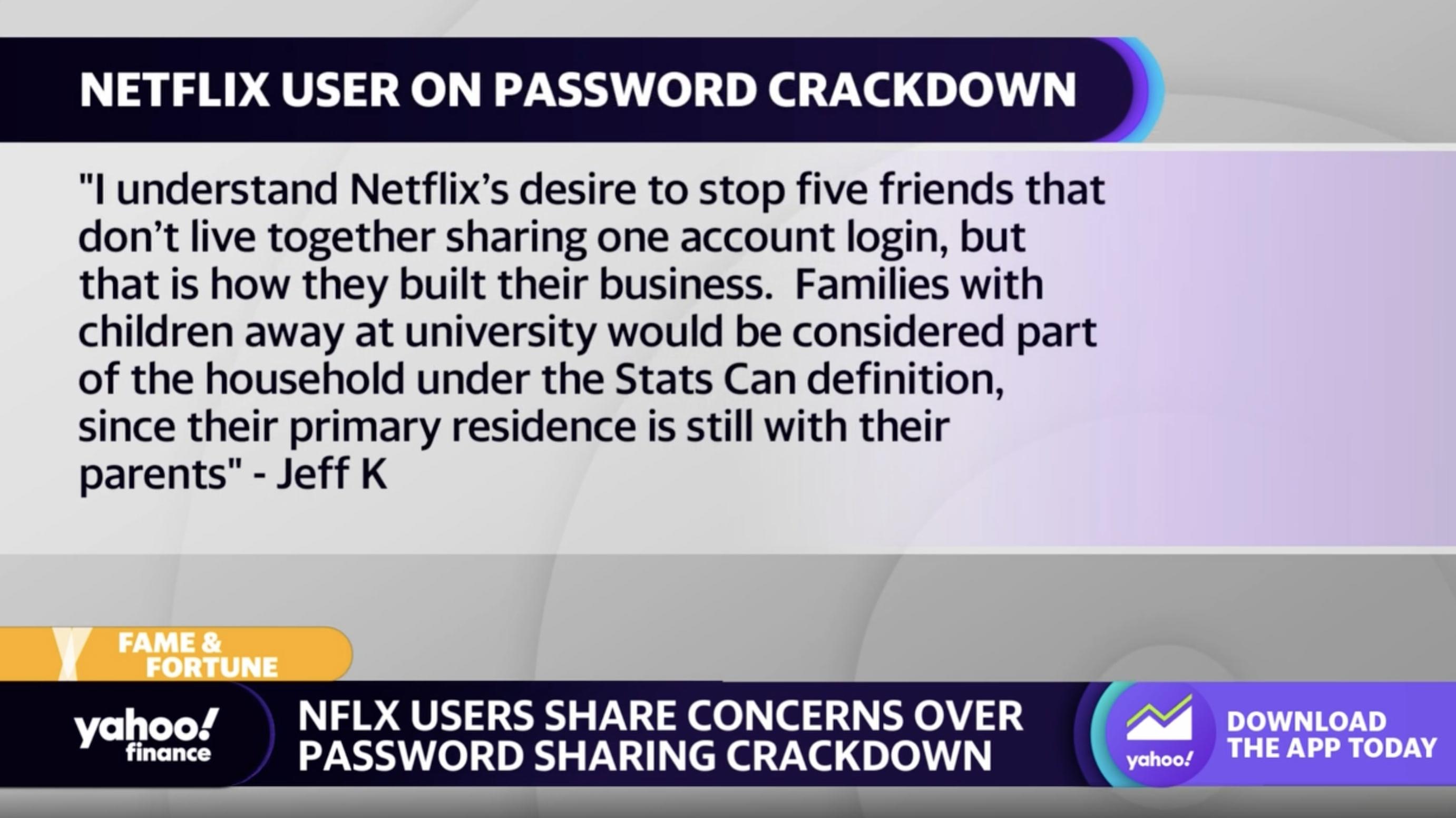 Netflix Users Slam Streamer Over Password-Sharing Ban