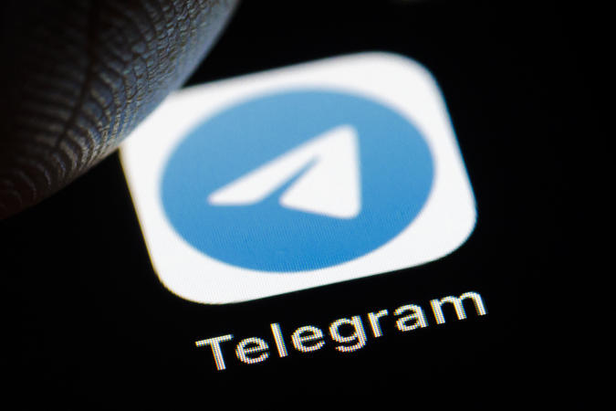 BERLIN, GERMANY - JANUARY 20: The logo of the instant messaging service Telegram is seen on a smartphone on January 20, 2022 in Berlin, Germany. (Photo by Thomas Trutschel/Photothek via Getty Images)