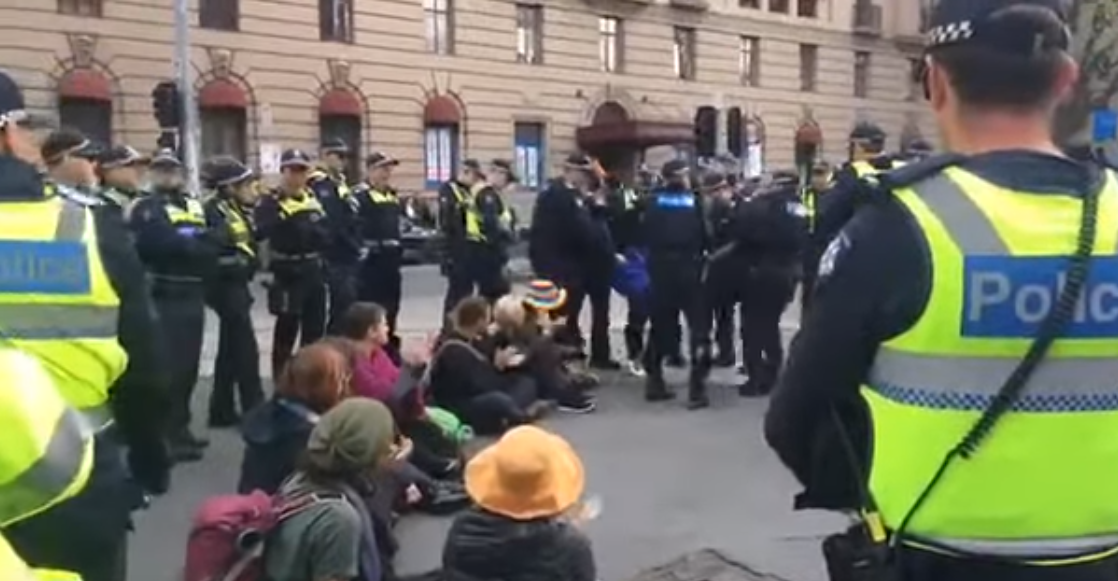 Climate Protesters Carried and Led Away by Police ...