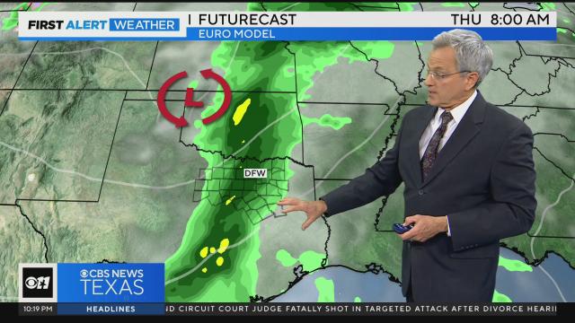 Rain possible for some later today - CBS Texas