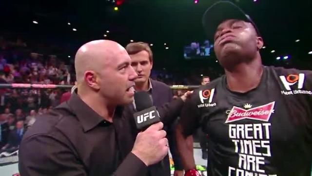 UFC 183: Anderson Silva and Nick Diaz Octagon Interview