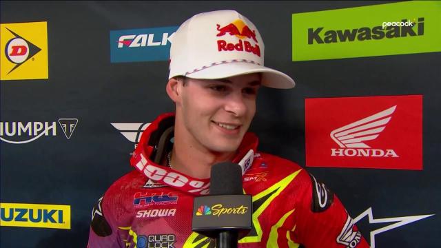 Jett: Awesome to go 1-2 with Hunter in 450 class