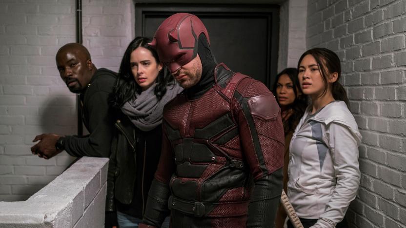 Luke Cage, Jessica Jones and Daredevil in Marvel's 'Defenders' on Netflix