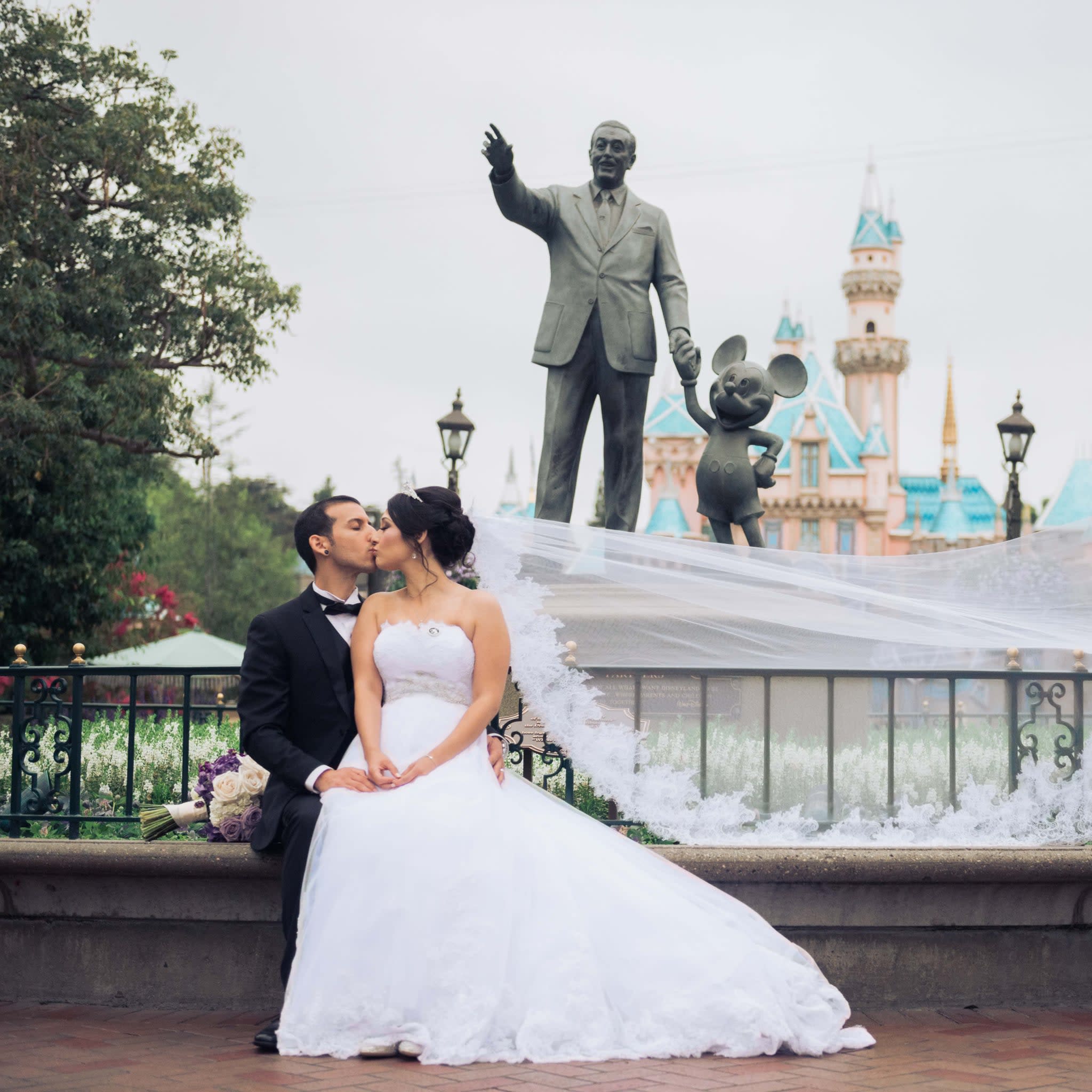 Guests Of This Magical Disneyland Wedding Were Assigned Park Rides