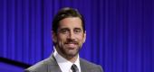 Green Bay Packers quarterback Aaron Rodgers says he wants to become the full-time host of "Jeopardy!" (Carol Kaelson/Jeopardy Productions Inc. via AP)