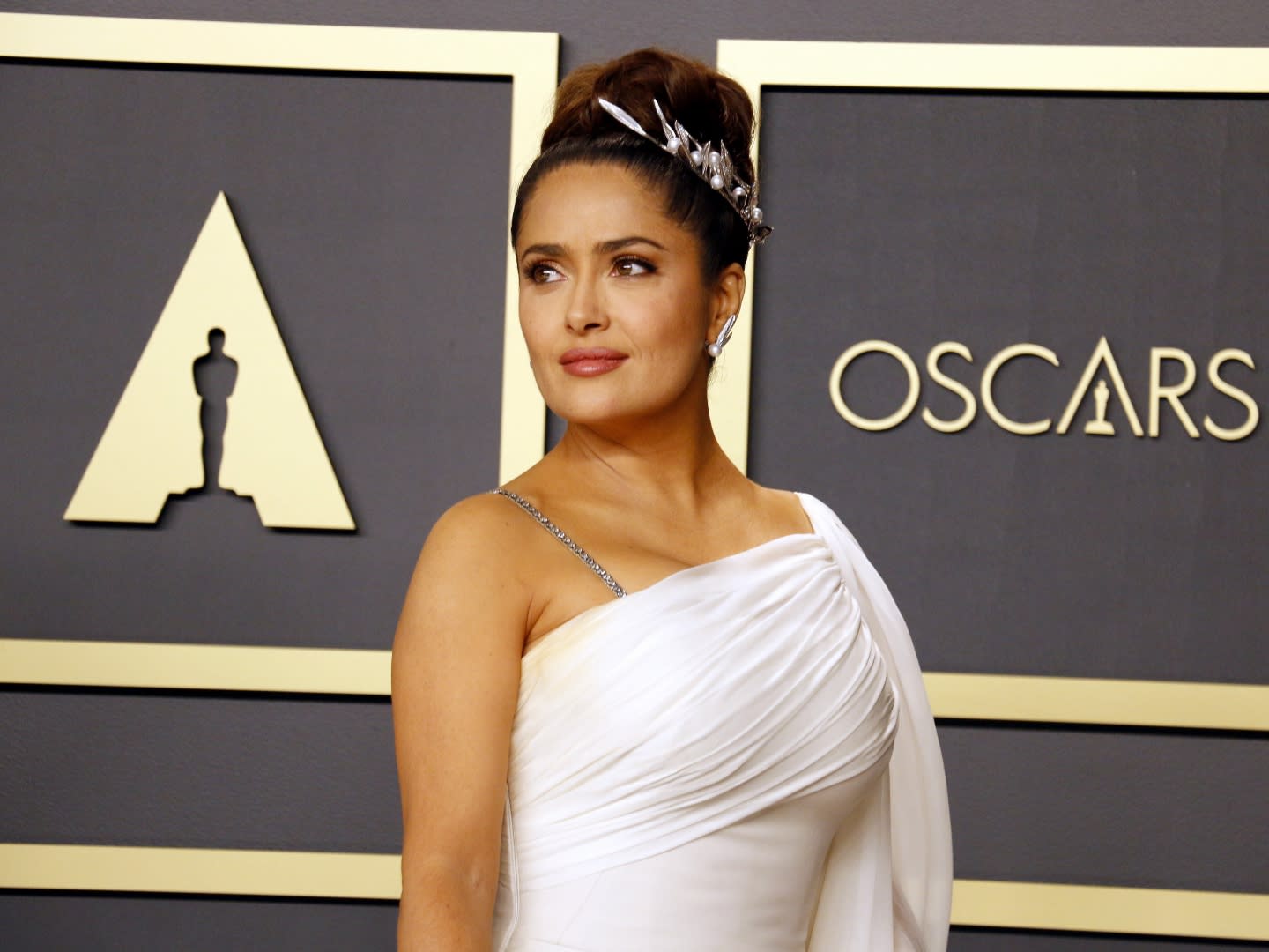 Photos of Salma Hayek’s dreams in the water come with a cheeky surprise