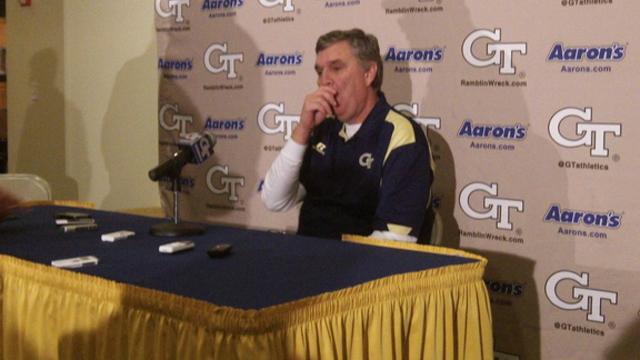 Post Game: Paul Johnson talks UGA loss