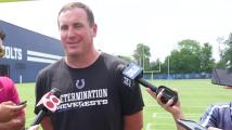 Hear from coaches and running backs Evan Hull and Trey Sermon during Colts practice