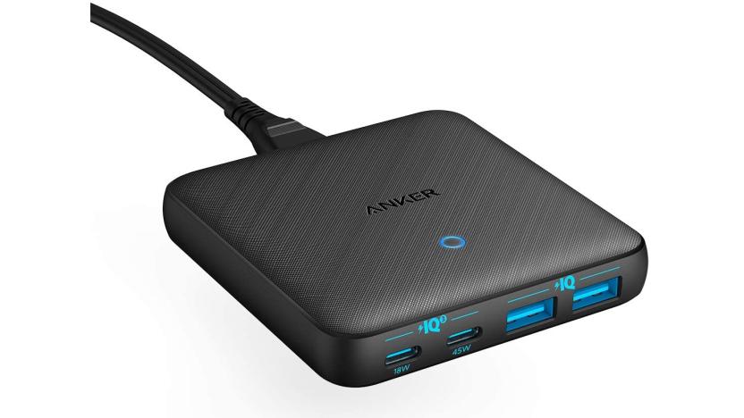 Anker 63W 4 Port PIQ 3.0 & GaN Fast Charger Adapter