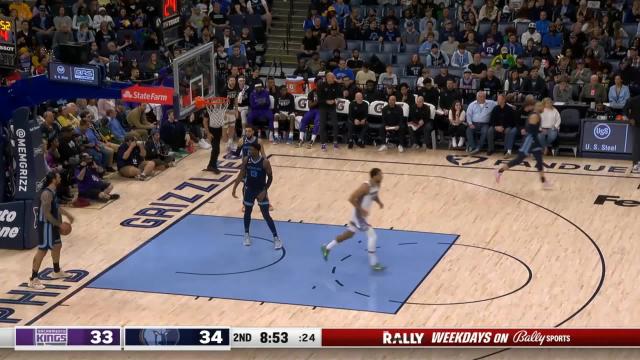 Trey Lyles with a 2-pointer vs the Memphis Grizzlies