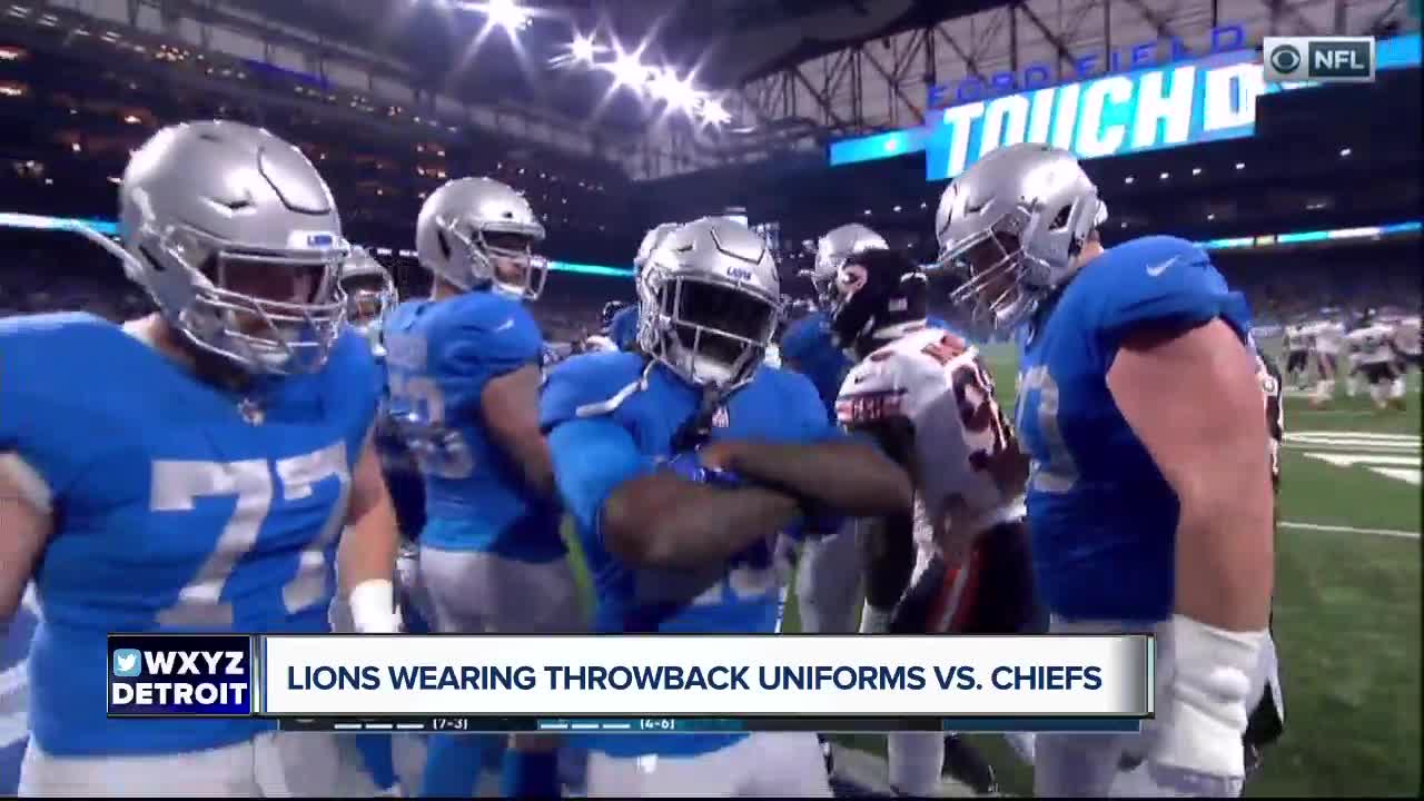 Detroit Lions dusting off throwback uniforms for K.C. Chiefs