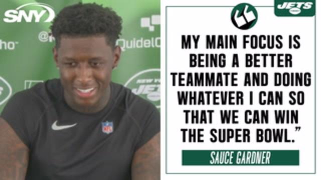 Jets' Sauce Gardner is focusing on his game, not his haters