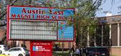 Knoxville police work the scene of a shooting at Austin-East Magnet High School. (AP)