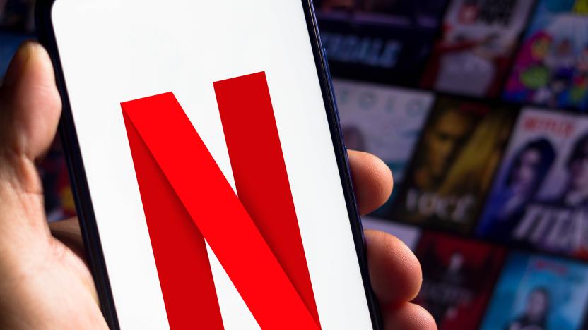 BRAZIL - 2021/08/27: In this photo illustration the Netflix logo seen displayed on a smartphone. (Photo Illustration by Rafael Henrique/SOPA Images/LightRocket via Getty Images)