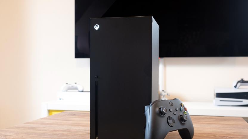 Microsoft Xbox Series X with Series S and PS5 in background