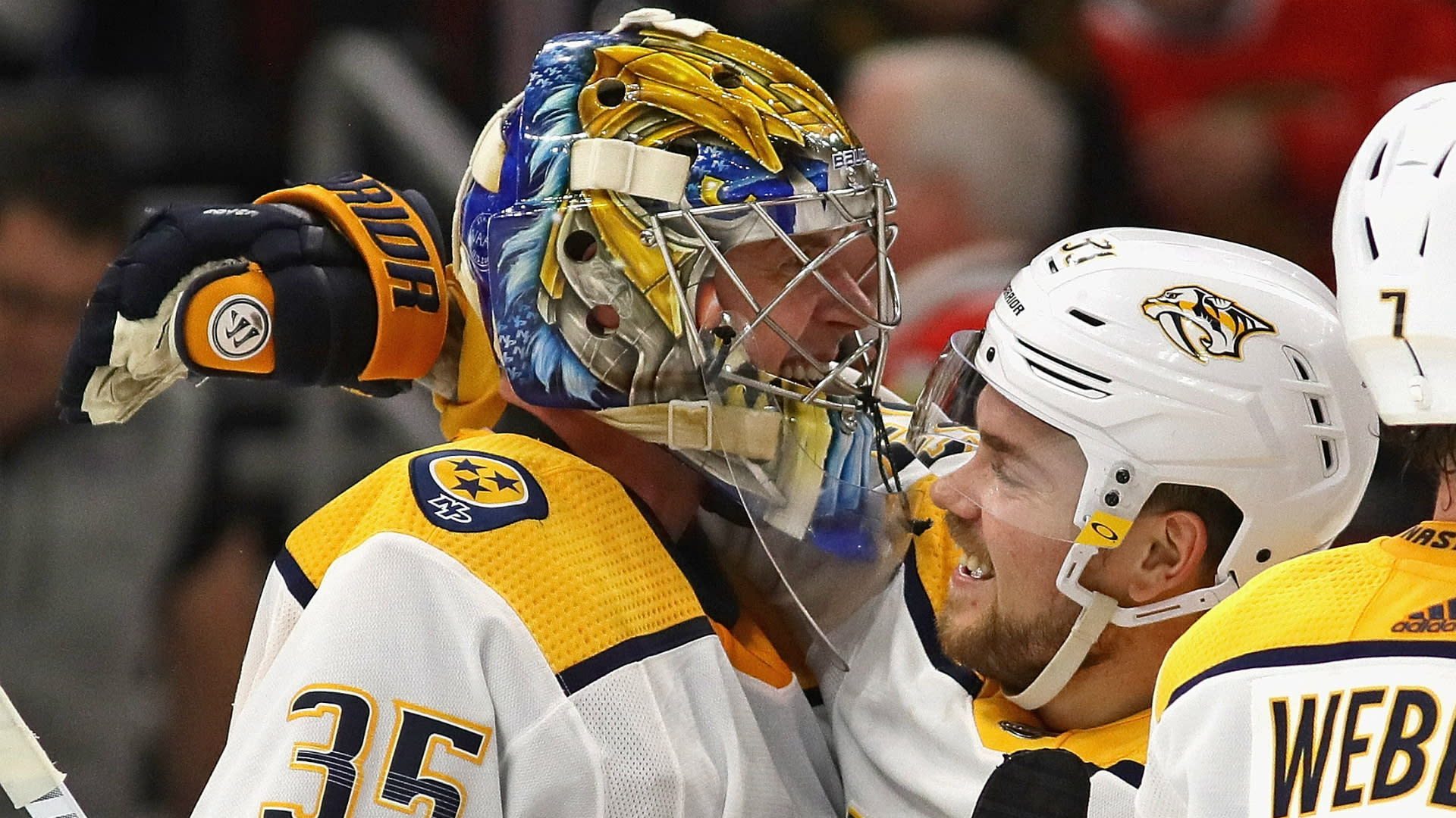 Rinne first goalie to score in NHL 