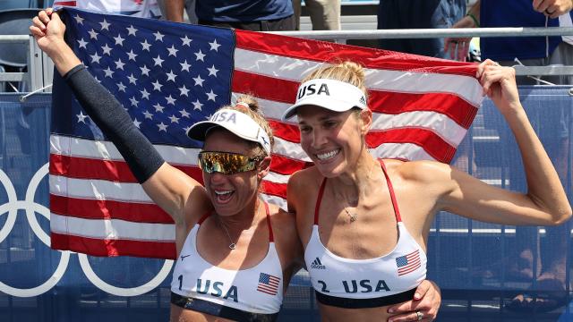 America's A-Team wins gold in beach volleyball