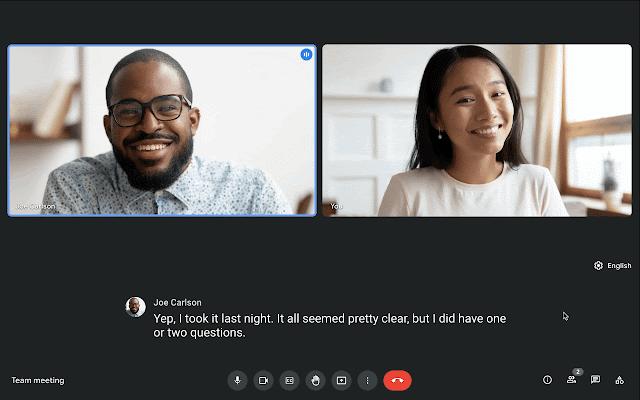 Google Meet's dwell translated captions begin rolling out extensively