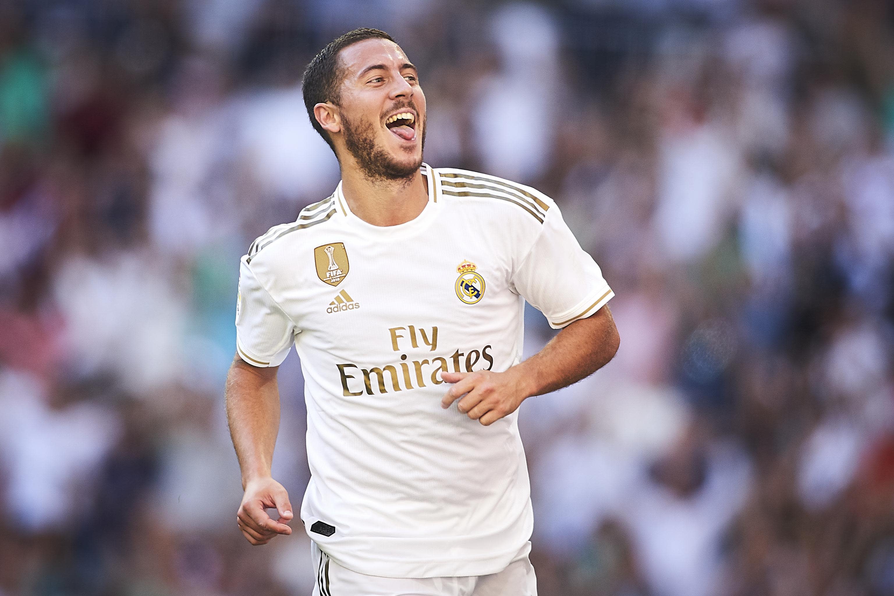  Eden  Hazard  Scores 1st Goal  for Real Madrid in Win vs 