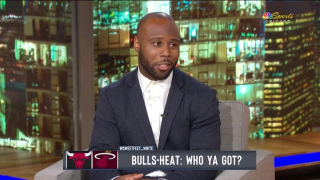 James White isn't optimistic about the Heat's chances against the Bulls