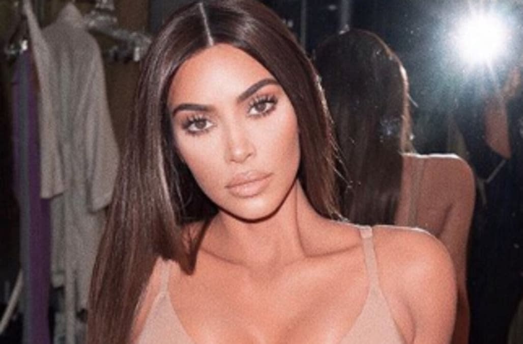 Kim Kardashian Shares Delayed New Years Post In Bra And Underwear