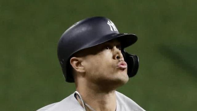 Quad injury keeps Giancarlo Stanton out of Yankees lineup