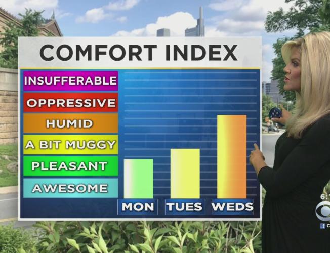 Philadelphia Weather Temperature Roller Coaster This Week Video