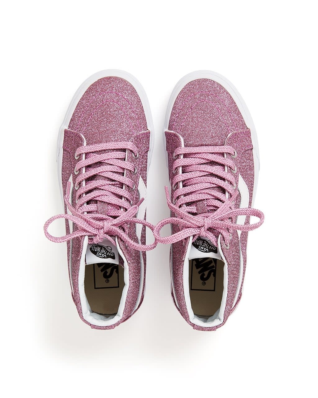 pink glitter vans