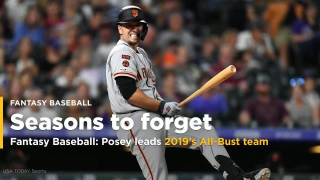 2019 Fantasy Baseball All-Bust team