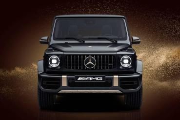 金光閃閃的賓士 G-Class 限量登場！專屬黑金配色讓粗獷外型更搶眼