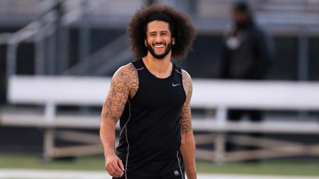 Wild day ends with Colin Kaepernick workout