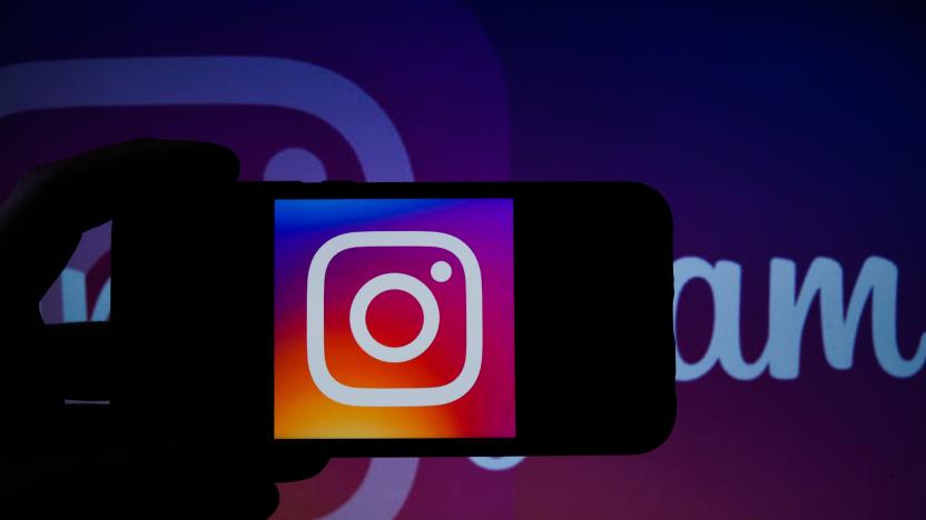 POLAND - 2020/11/08: In this photo illustration an Instagram logo is seen displayed on a smartphone. (Photo Illustration by Omar Marques/SOPA Images/LightRocket via Getty Images)