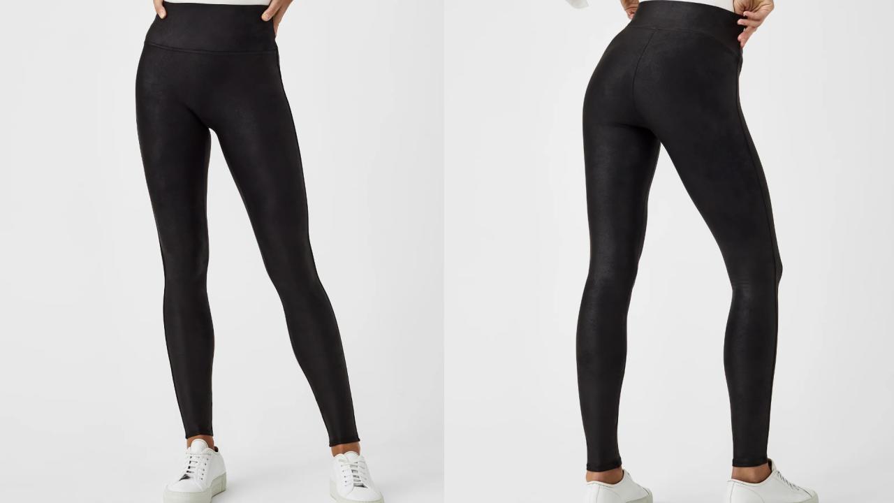 These popular Spanx faux leather leggings are now available with a