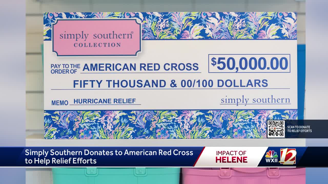 Simply Southern donates $50,000 to help in relief efforts