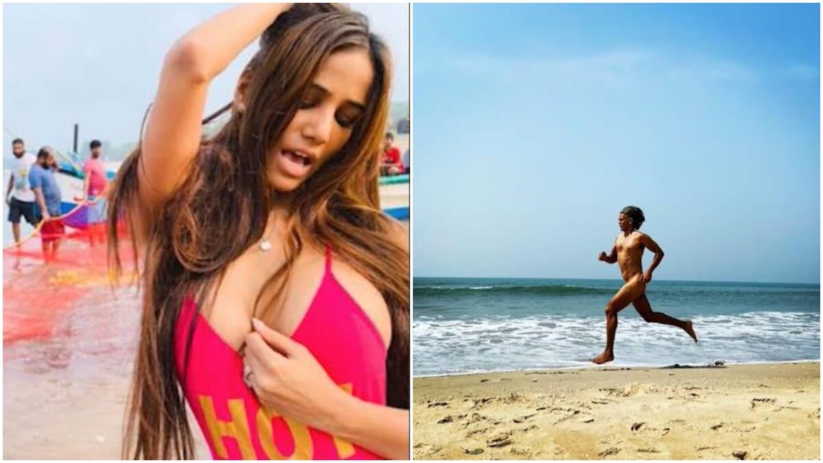 Older Fat Nude Beach - Milind Soman's 'Nude' Running Pic in Goa Gets Praised for Fitness, Poonam  Pandey Gets Booked for 'Obscene' Shoot; Twitterati Smells Sexism! (View  Tweets)