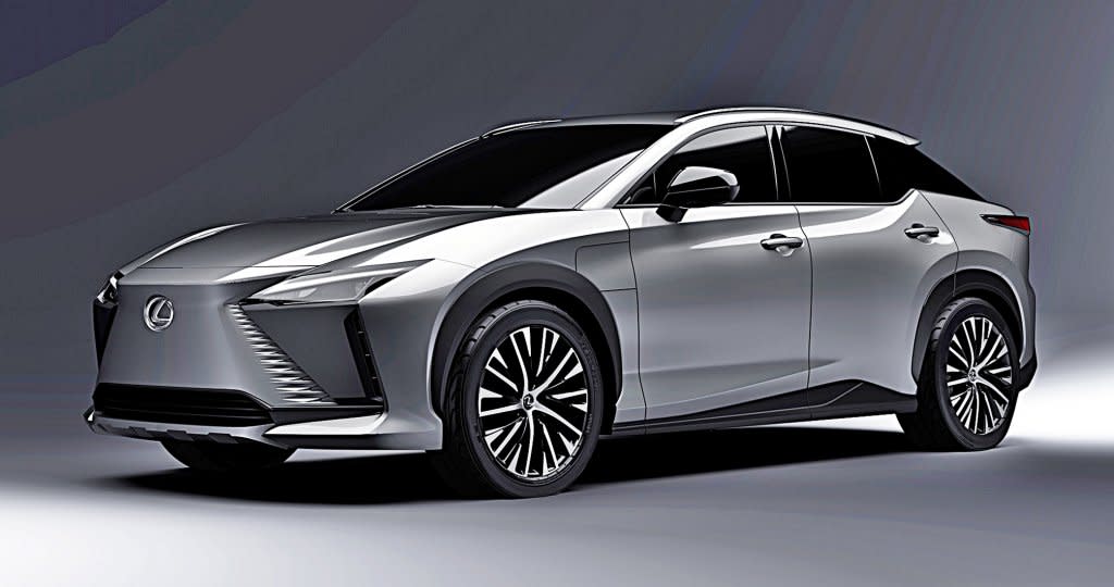 Lexus全新電動跨界休旅rz 450e原型車官方照搶先曝光