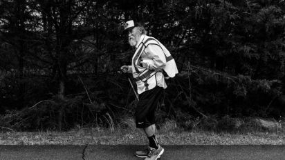 
‘I don’t smoke on the uphills’: Lazarus Lake walks across America (again)