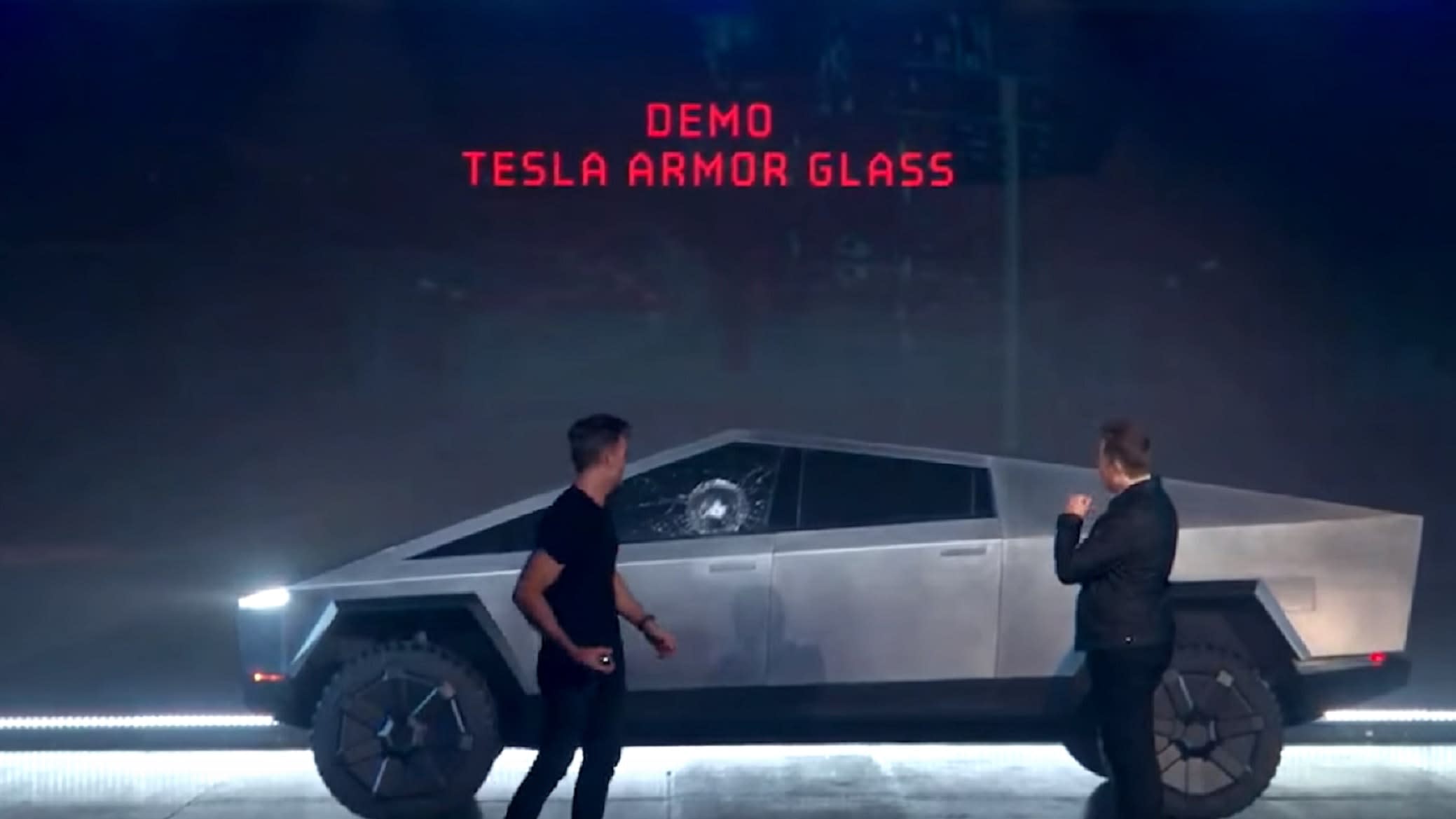 Elon Musk Explains Why Windows Broke During Cybertruck Unveiling