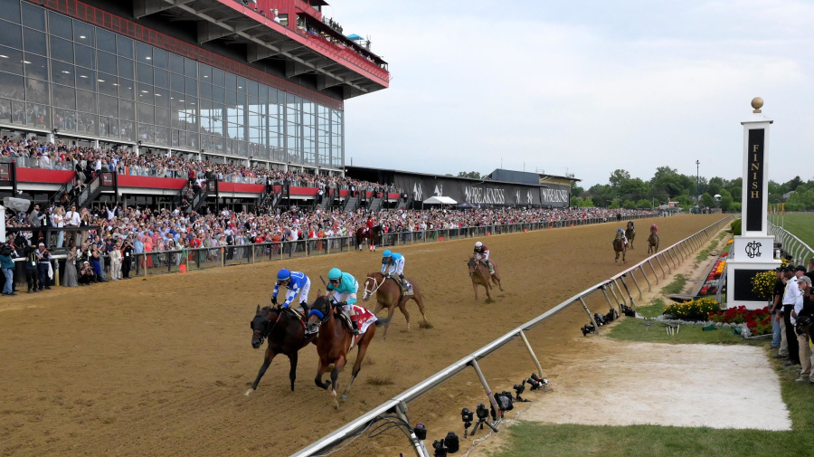 Getty Images - John Velazquez, riding National Treasure, wins this year's Preakness Stakes at Pimlico Race Course on May 20, 2023, in Baltimore. (Kenneth K. Lam/Baltimore Sun/Tribune News Service via Getty Images)