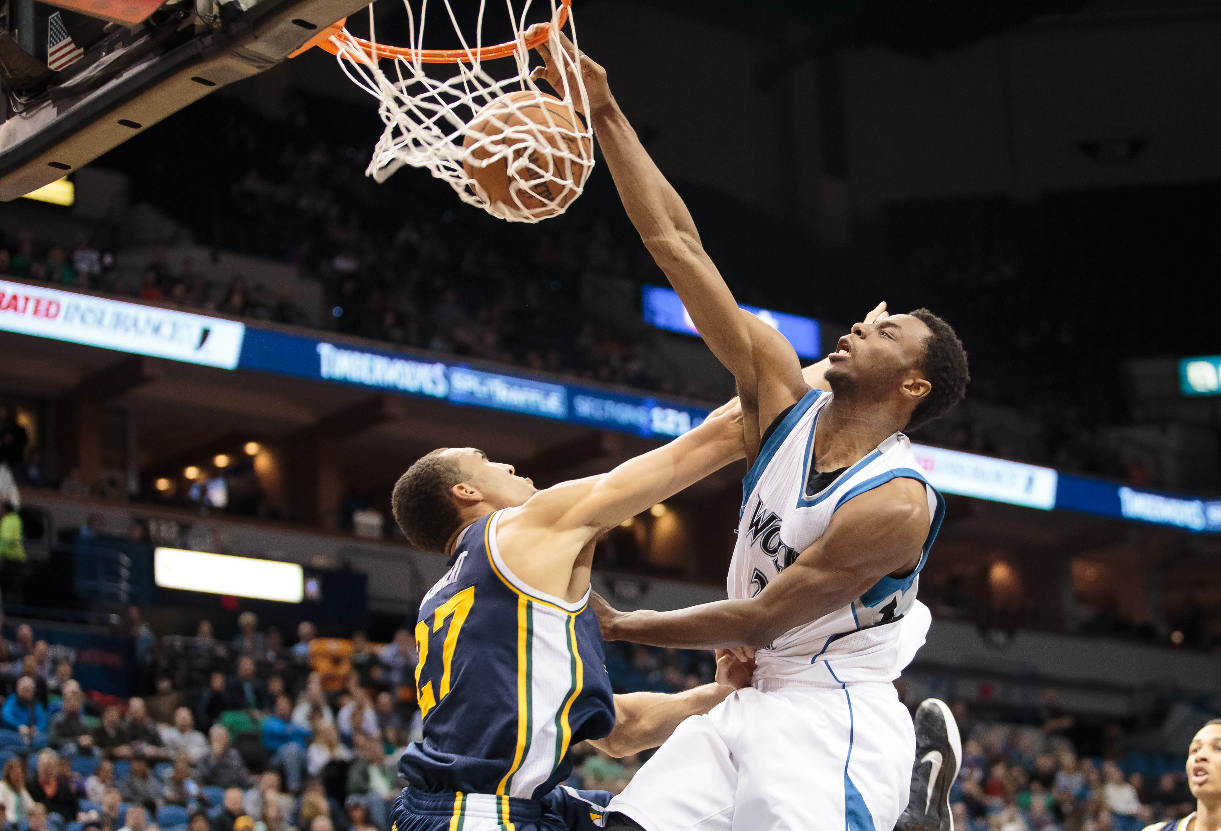 “andrew wiggins dunk gobert”的图片搜索结果