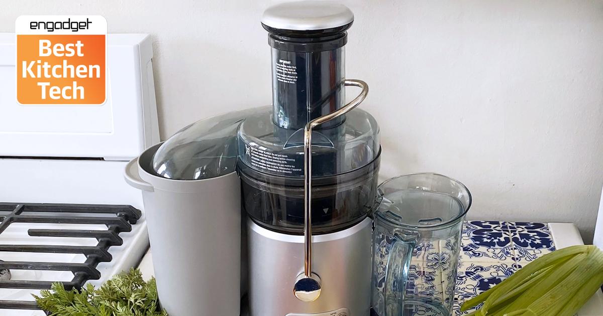 What we bought: The Breville Juice Fountain Plus is a surprisingly useful jet engine