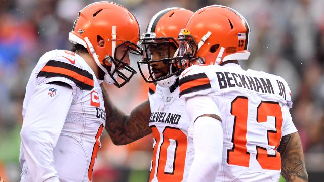 Watch: Michael Symon receives new Cleveland Browns jersey