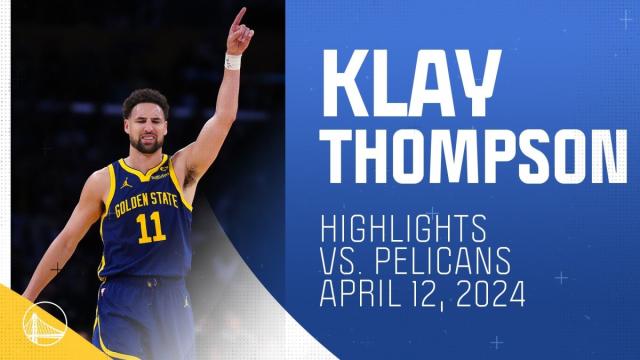 Klay Thompson highlights: Watch Warriors star score 19 points vs. Pelicans